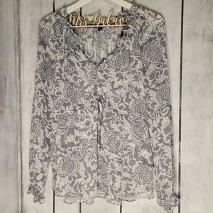 {3/$20} Gap Grey Sheer Top